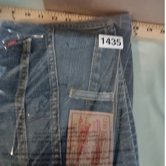 Levis 527 Bootcut Jeans Mens 39X31 Blue Fade Cowboy Style - Picture 16 of 16